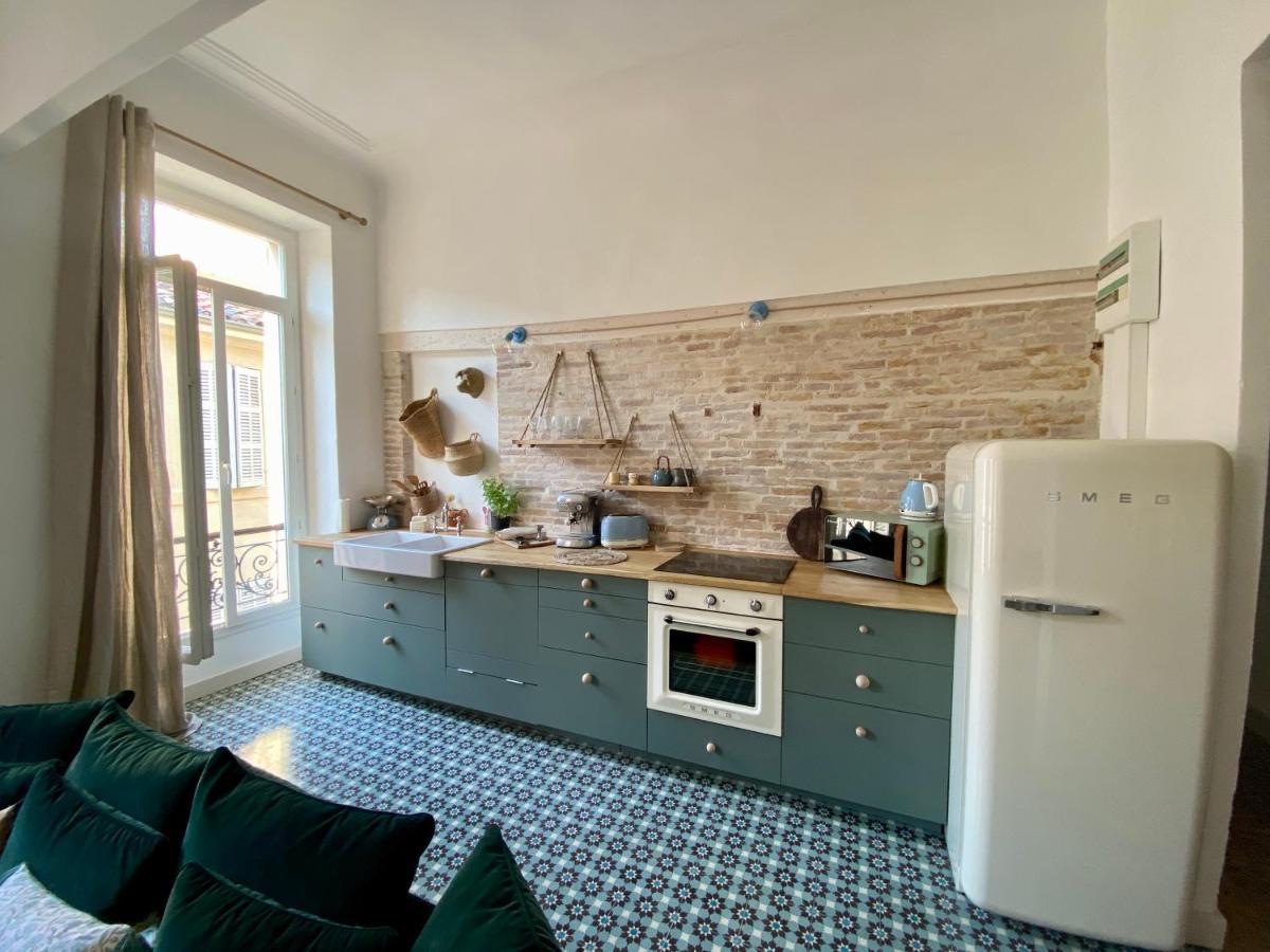 Appartement Haussmannien Rue Pietonne Opera Marselha Exterior foto