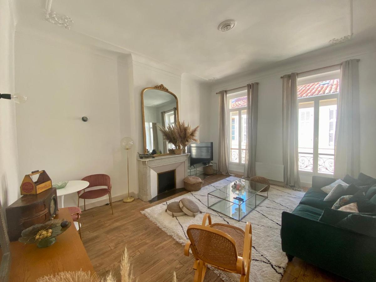 Appartement Haussmannien Rue Pietonne Opera Marselha Exterior foto